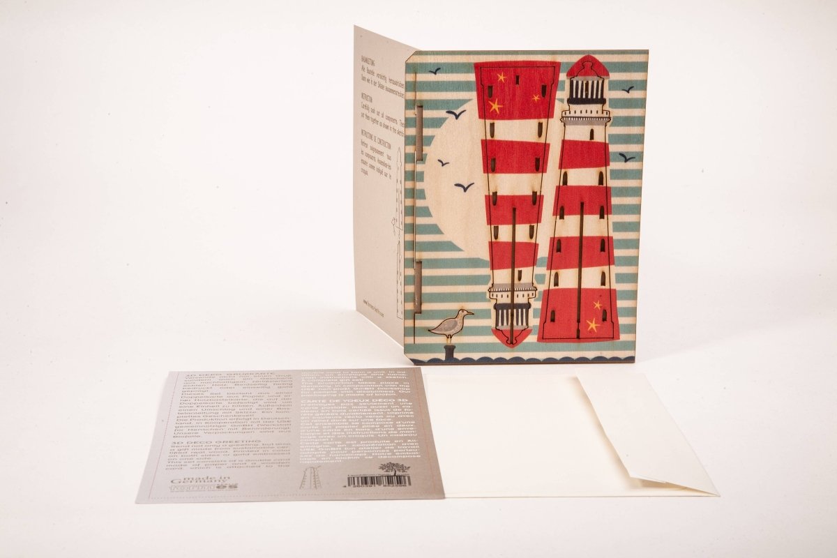3D Greeting Card: Lighthouse - Tales for Tadpoles