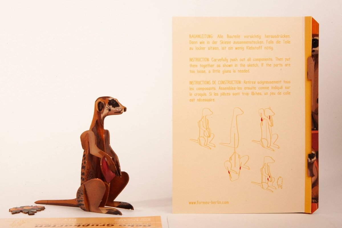 3D Greeting Card: Meerkat - Tales for Tadpoles