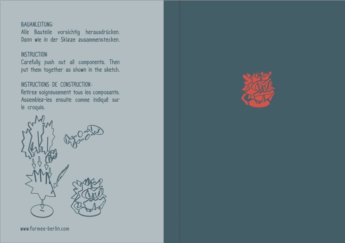 3D Greeting Card: Monster - Tales for Tadpoles