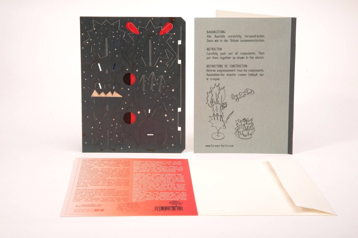 3D Greeting Card: Monster - Tales for Tadpoles