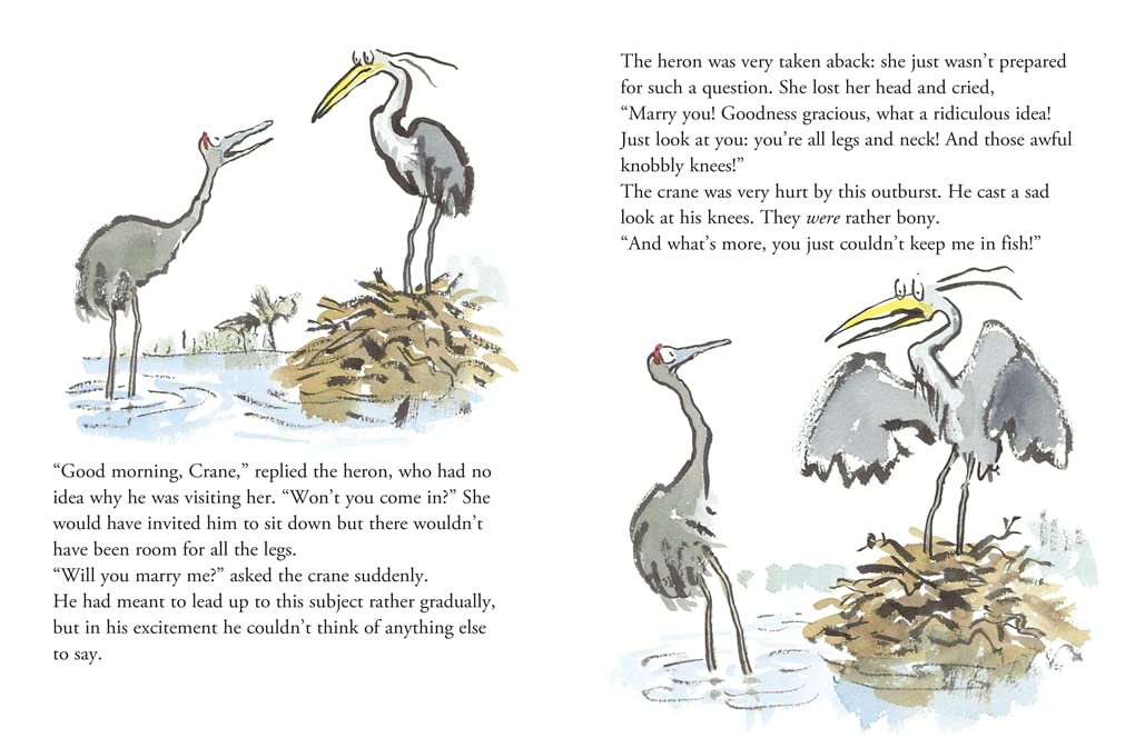 John Yeoman: The Heron and the Crane, illustrated by Quentin Blake