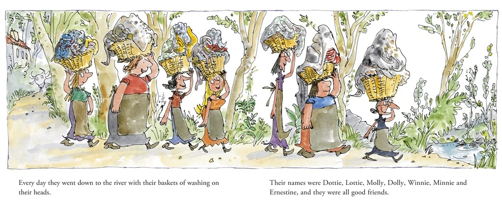 John Yeoman: The Wild Washerwomen, illustrated by Quentin Blake