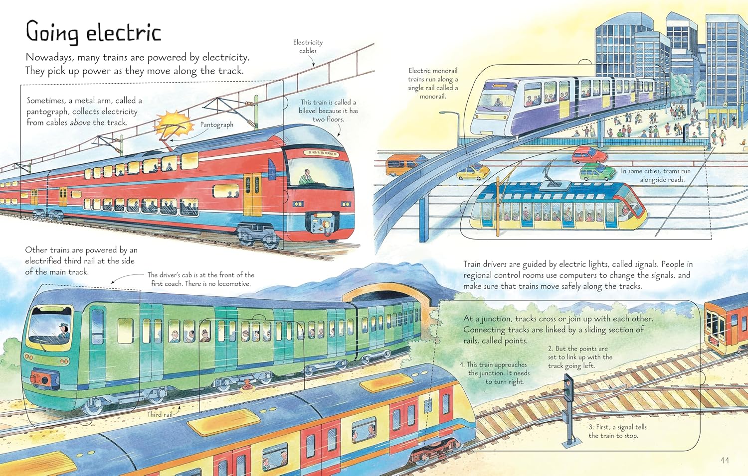 Emily Bene: See Inside - Trains, illustrated by Colin King