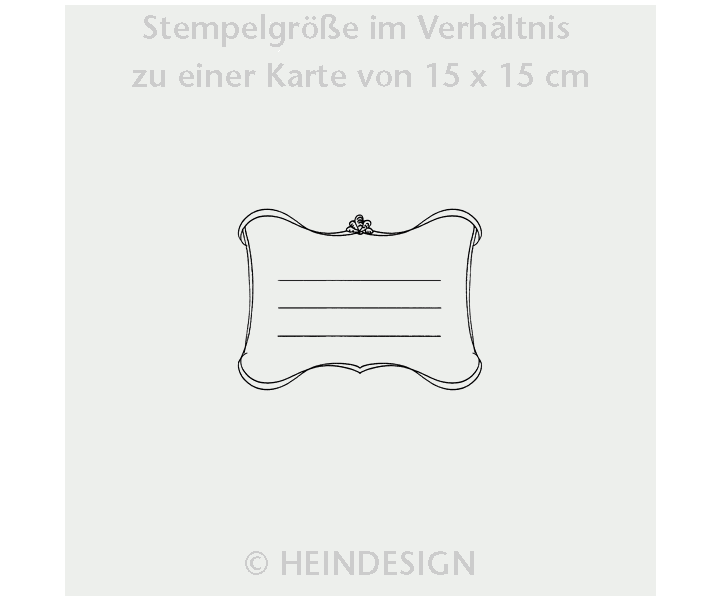 Stamp: Ornament Label