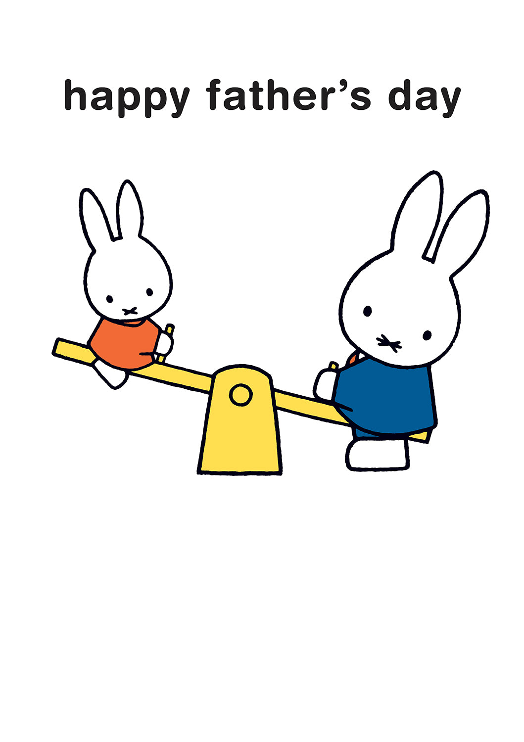 Greeting Card: Miffy - Father's Day