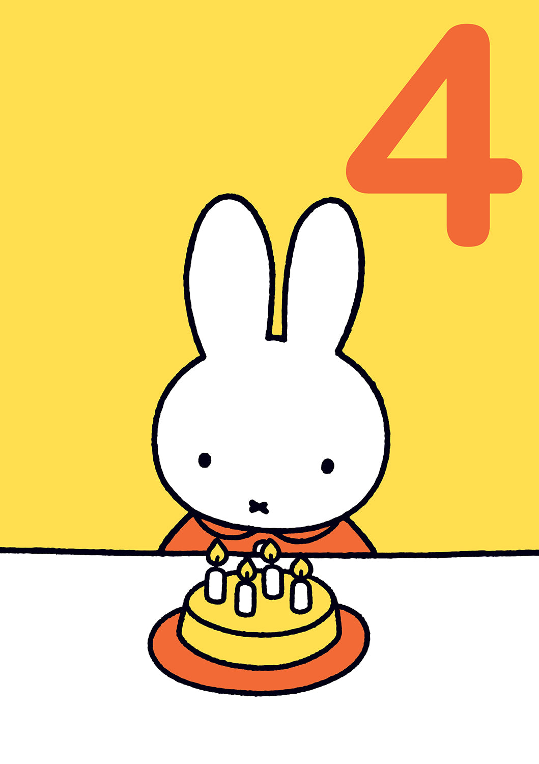 Greeting Card: Miffy - Age 4