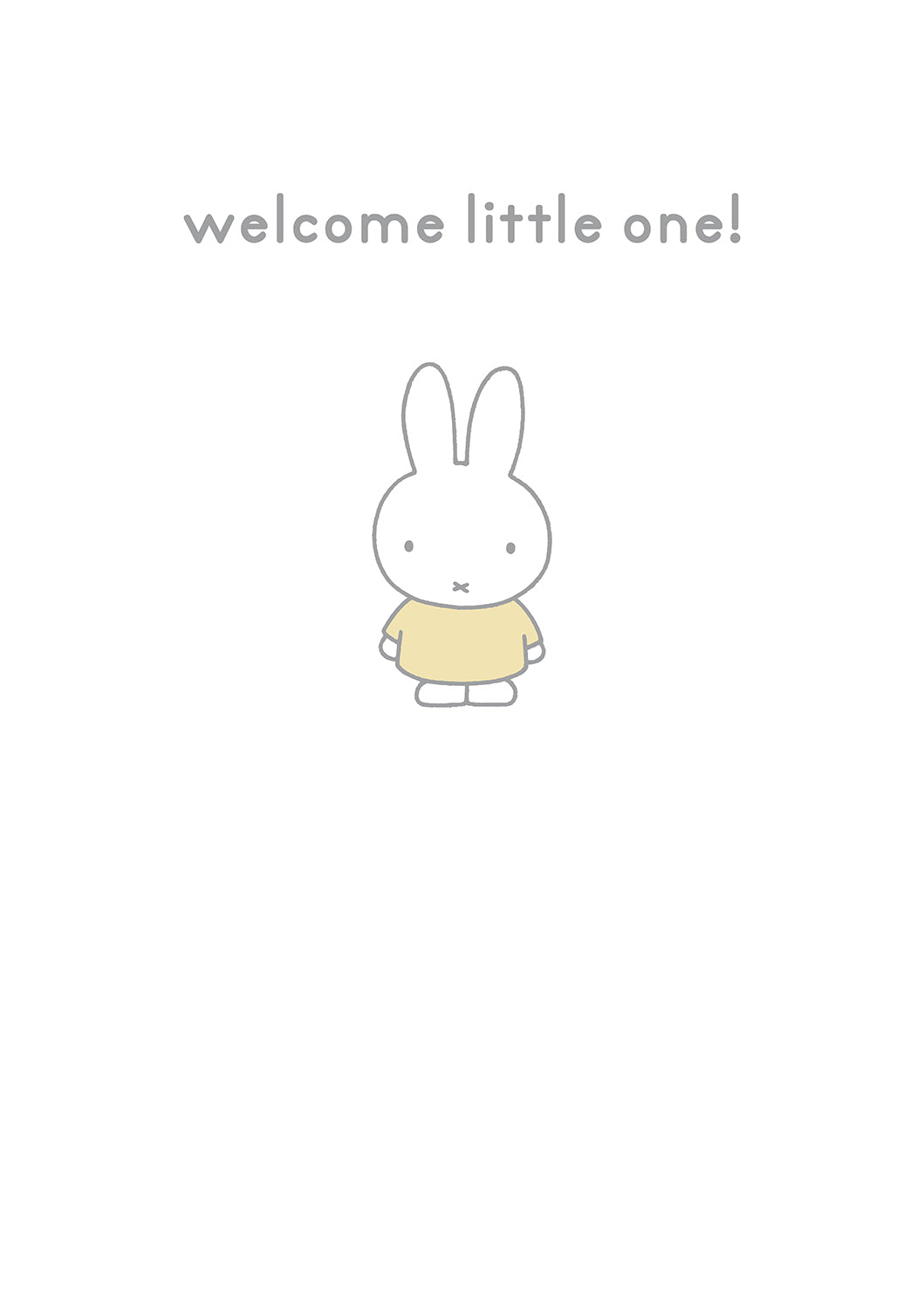 Greeting Card: Miffy - Welcome Little One!