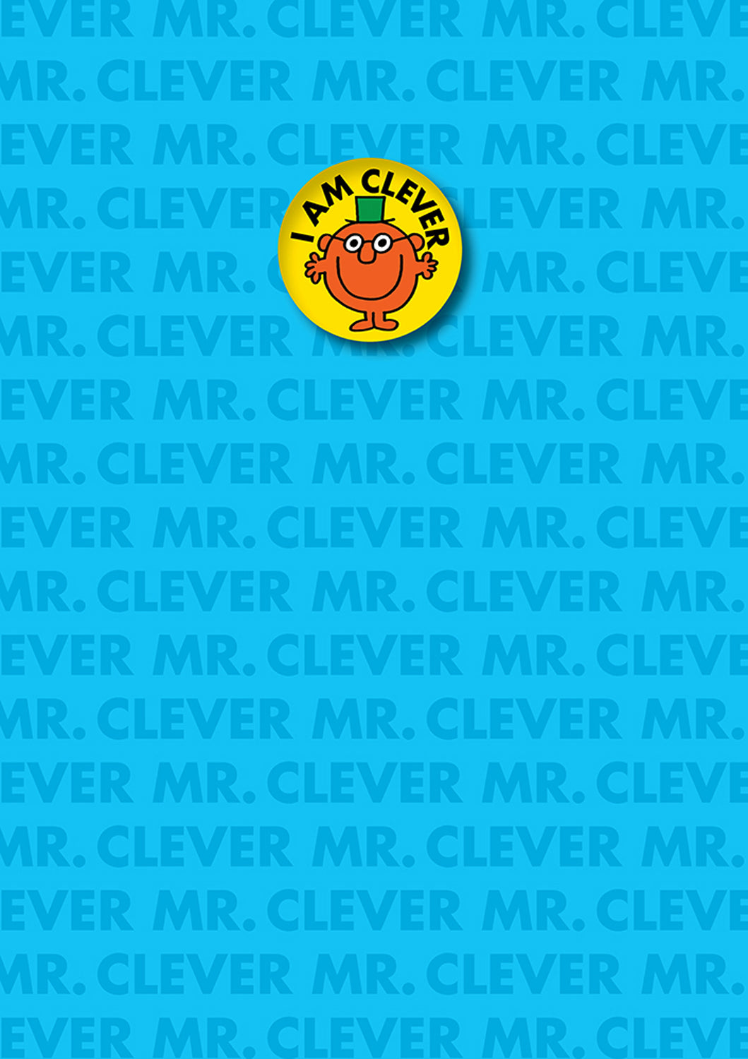 Greeting Card: Mr. Men and Little Miss - Mr. Clever Badge