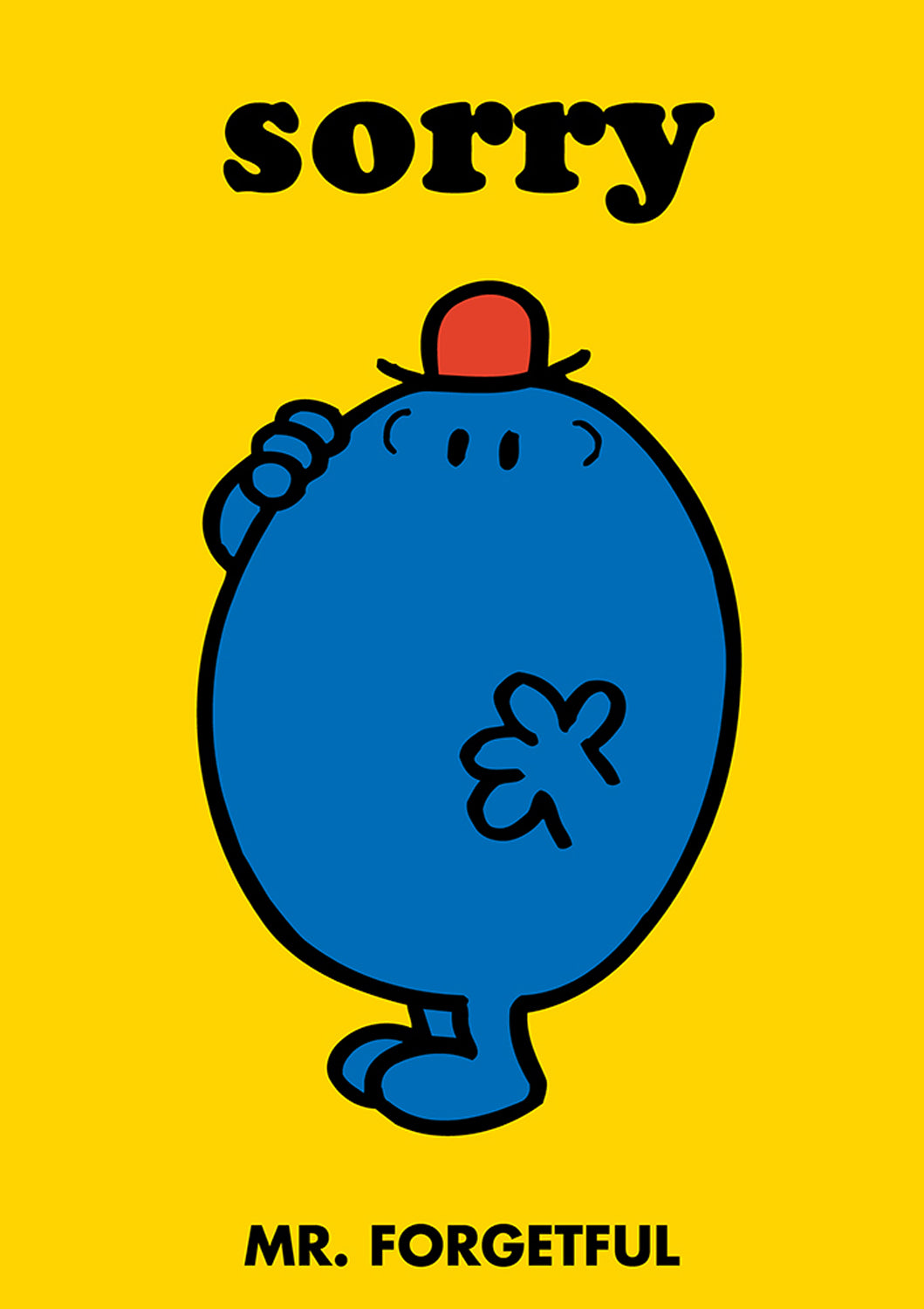 Greeting Card: Mr. Men and Little Miss - Sorry, Mr. Forgetful