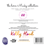 Greeting Card: Kelly Hood - The Good, The Bad & The Ugly (Square)