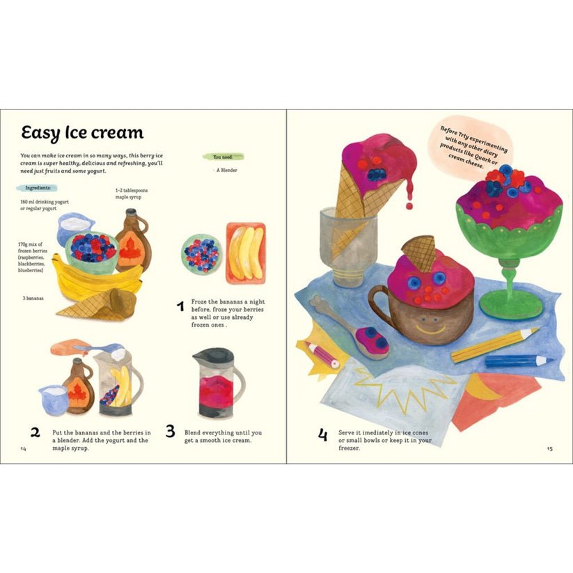 Adina Chitu: Tasty Treats - Easy Cooking for Children, illustrated by Elenia Beretta - Tales for Tadpoles