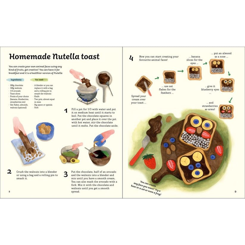 Adina Chitu: Tasty Treats - Easy Cooking for Children, illustrated by Elenia Beretta - Tales for Tadpoles
