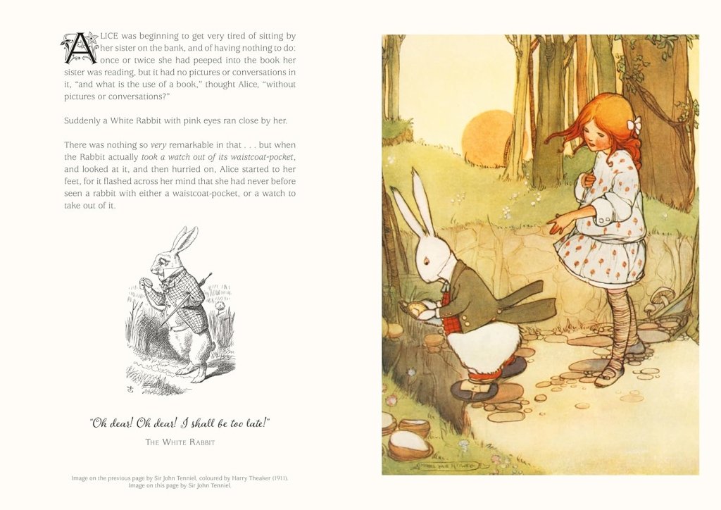 Alice in Wonderland Pull - Out Prints: Illustrations from Wonderland - Tales for Tadpoles