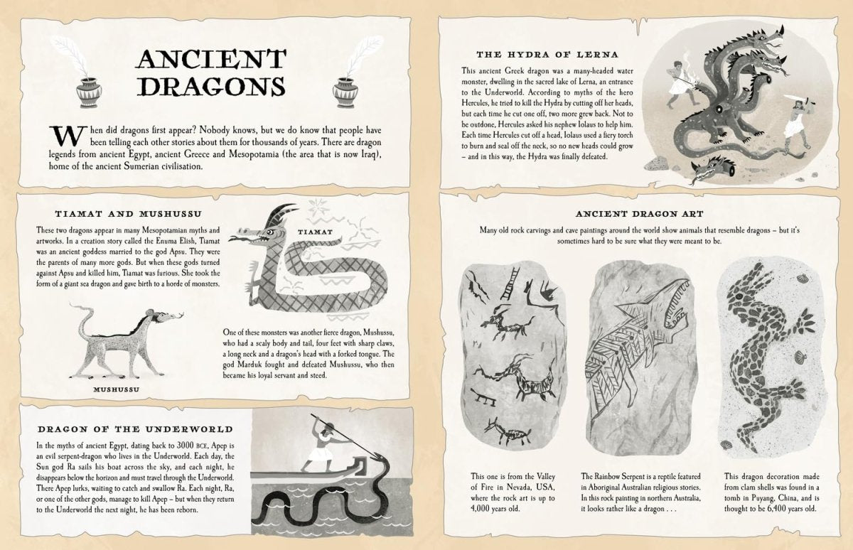 Anna Claybourne: The Dragon Atlas, Illustrated by Pham Quang Phuc - Tales for Tadpoles