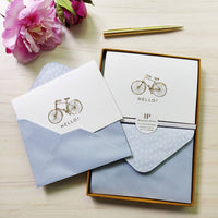 Boxed Set: Henrietta Greeting Card - Bicycle - Tales for Tadpoles