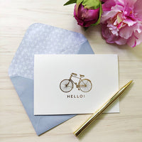 Boxed Set: Henrietta Greeting Card - Bicycle - Tales for Tadpoles