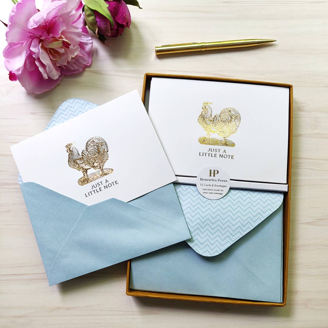 Boxed Set: Henrietta Press Greeting Cards - Chicken - Tales for Tadpoles