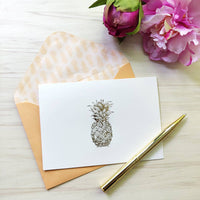 Boxed Set: Henrietta Press Greeting Cards - Pineapple - Tales for Tadpoles