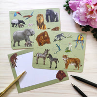 Boxed Set: Patricia MacCarthy Greeting Cards - Jungle - Tales for Tadpoles