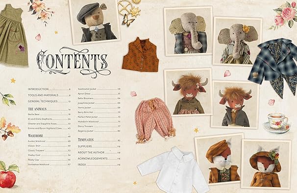 Claire Bowman: Sew Felt Animals From Apple Blossom Wood - Tales for Tadpoles