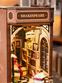 DIY Book Nook Kit: Shakespeare Bookstore - Tales for Tadpoles