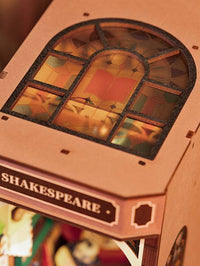 DIY Book Nook Kit: Shakespeare Bookstore - Tales for Tadpoles