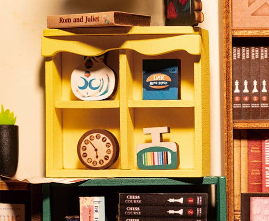DIY Book Nook Kit: Shakespeare Bookstore - Tales for Tadpoles