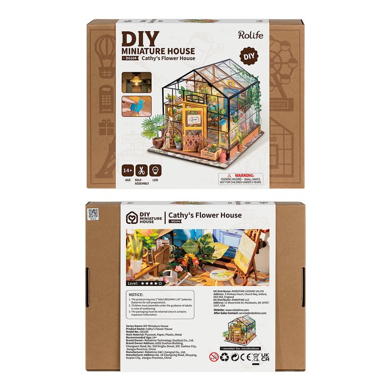 DIY Miniature House Kit: Cathy's Flower House - Tales for Tadpoles