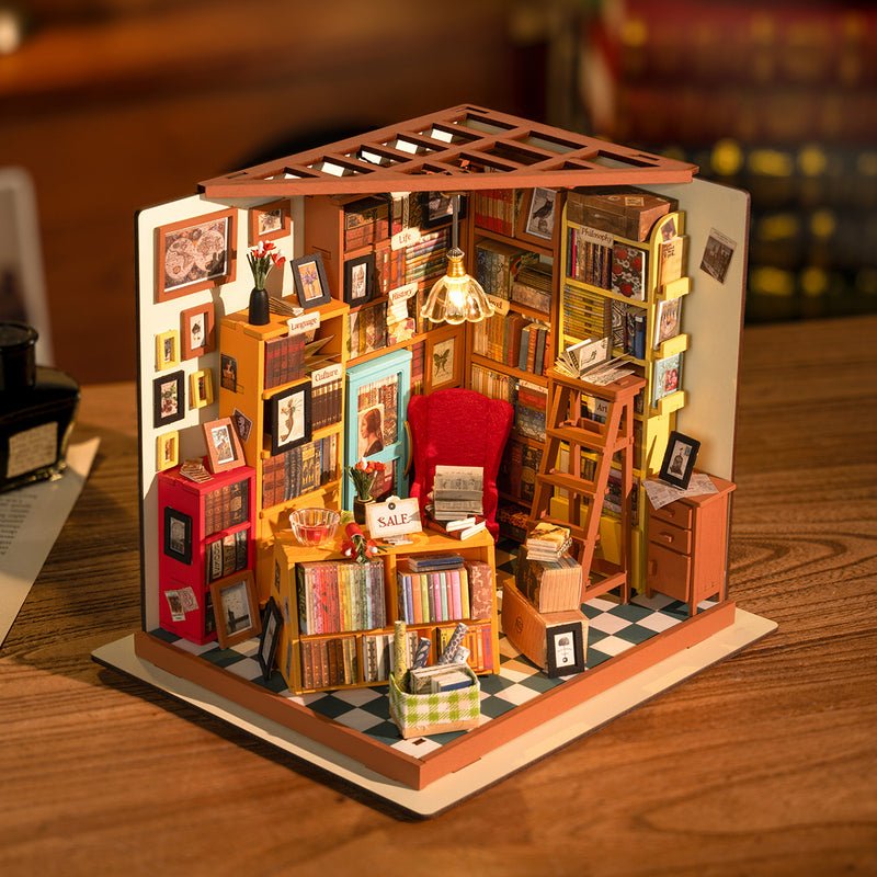 DIY Miniature House Kit: Sam's Study - Tales for Tadpoles