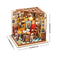 DIY Miniature House Kit: Sam's Study - Tales for Tadpoles