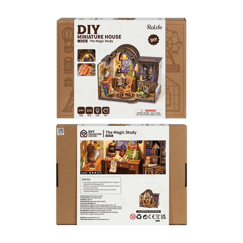 DIY Miniature House Kit: The Magical Study - Tales for Tadpoles
