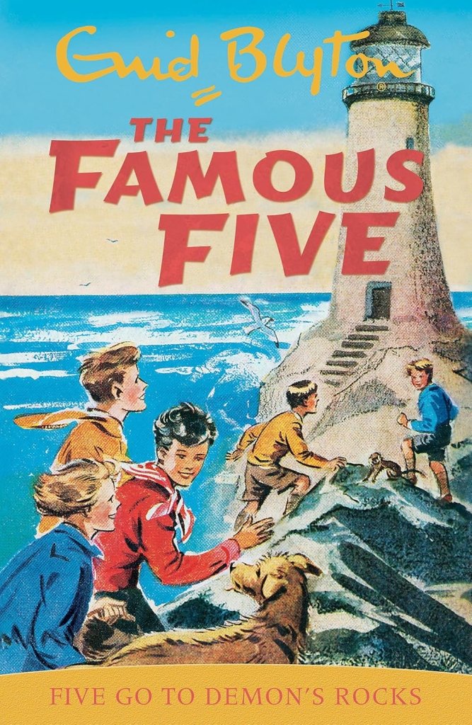 Enid Blyton: Famous Five - Five Go To Demon's Rocks, illustrated by Eileen A. Soper - Tales for Tadpoles