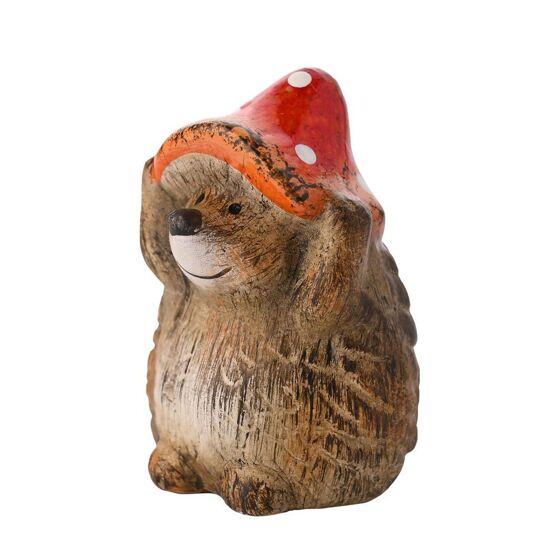 Figurine: Hedgehog in a Toadstool Hat - Small - Tales for Tadpoles