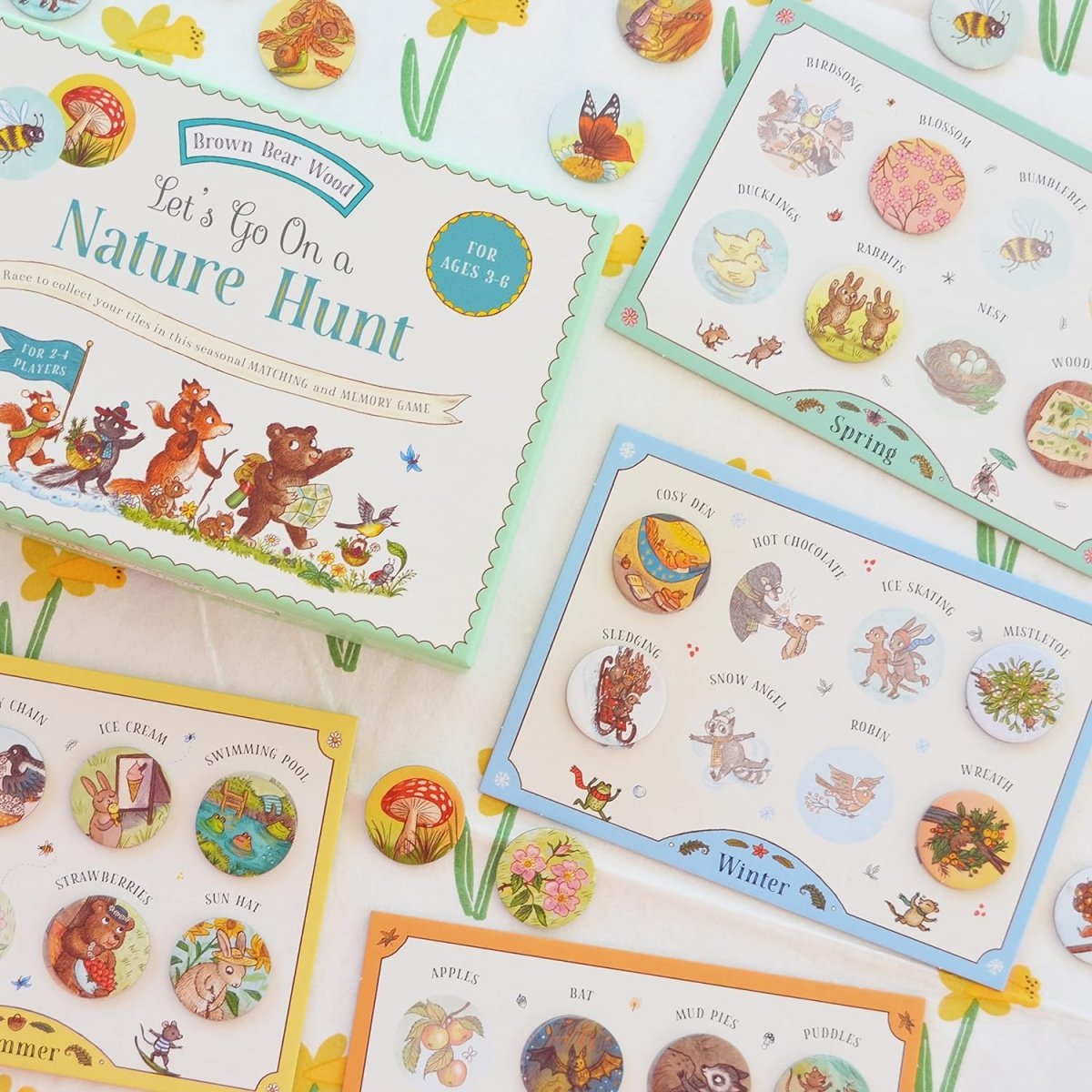 Freya Hartas: Brown Bear Wood - Let's Go on a Nature Hunt Memory Matching Game - Tales for Tadpoles
