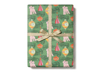 Gift Wrap: Bodil Jane - Christmas Poodle (Roll of 3 sheets) - Tales for Tadpoles