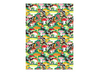 Gift Wrap: Kelsey Garrity Riley - Woodland Mushrooms (Roll of 3 Sheets) - Tales for Tadpoles