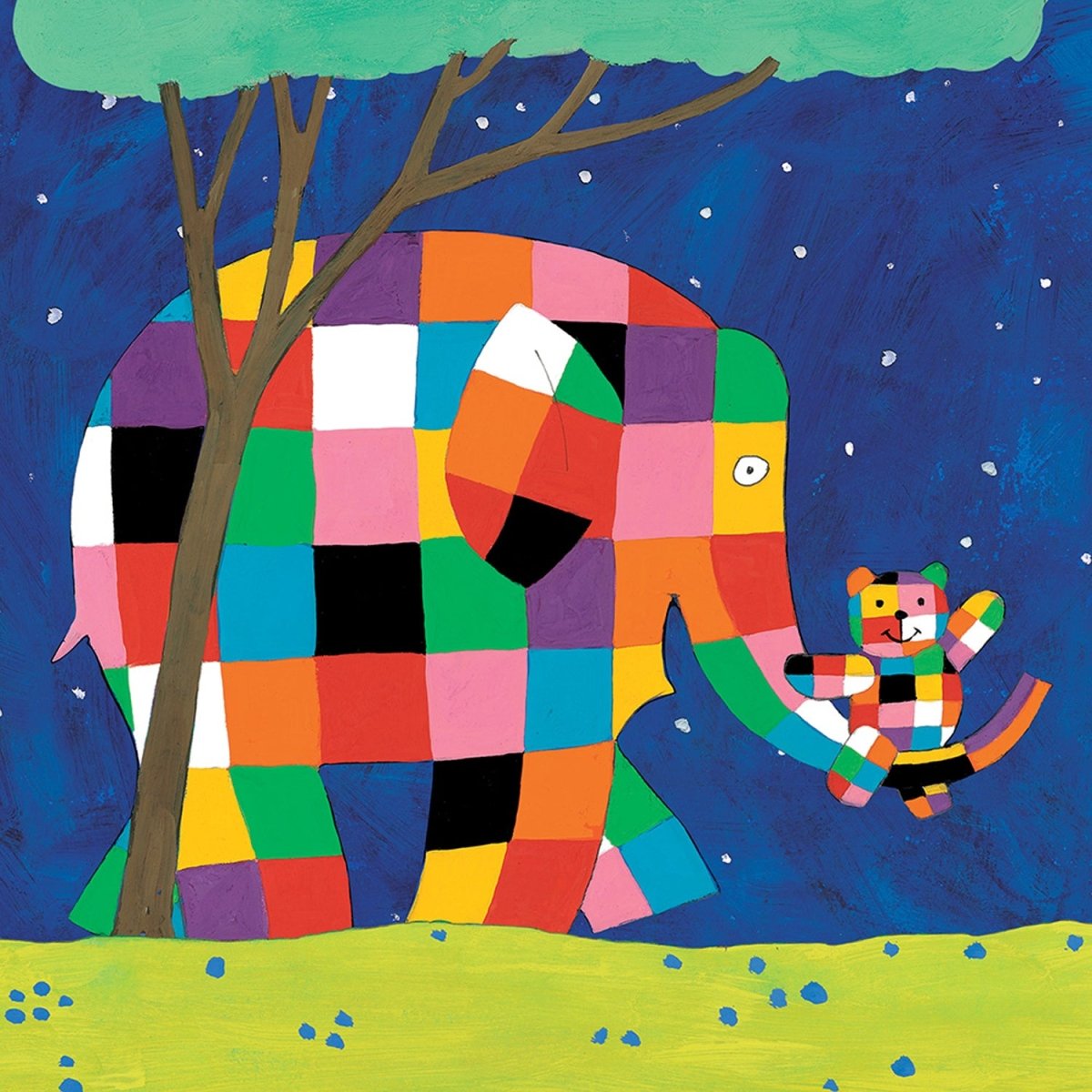 Greeting Card: Elmer - Teddybear - Tales for Tadpoles