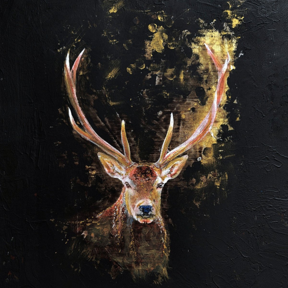 Greeting Card: Kelly Hood - Mystic Stag (Square) - Tales for Tadpoles