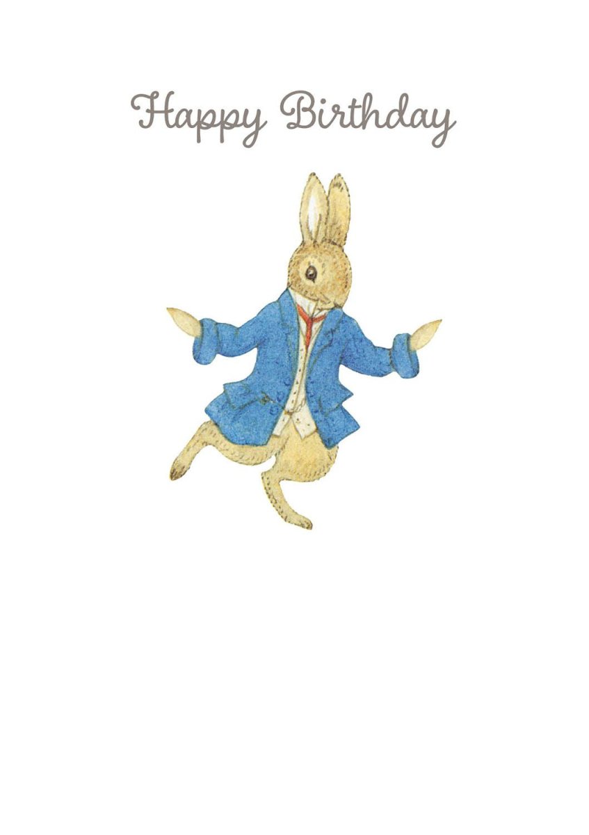 Greeting Card: Little Grey Rabbit - Hare Happy Birthday - Tales for Tadpoles