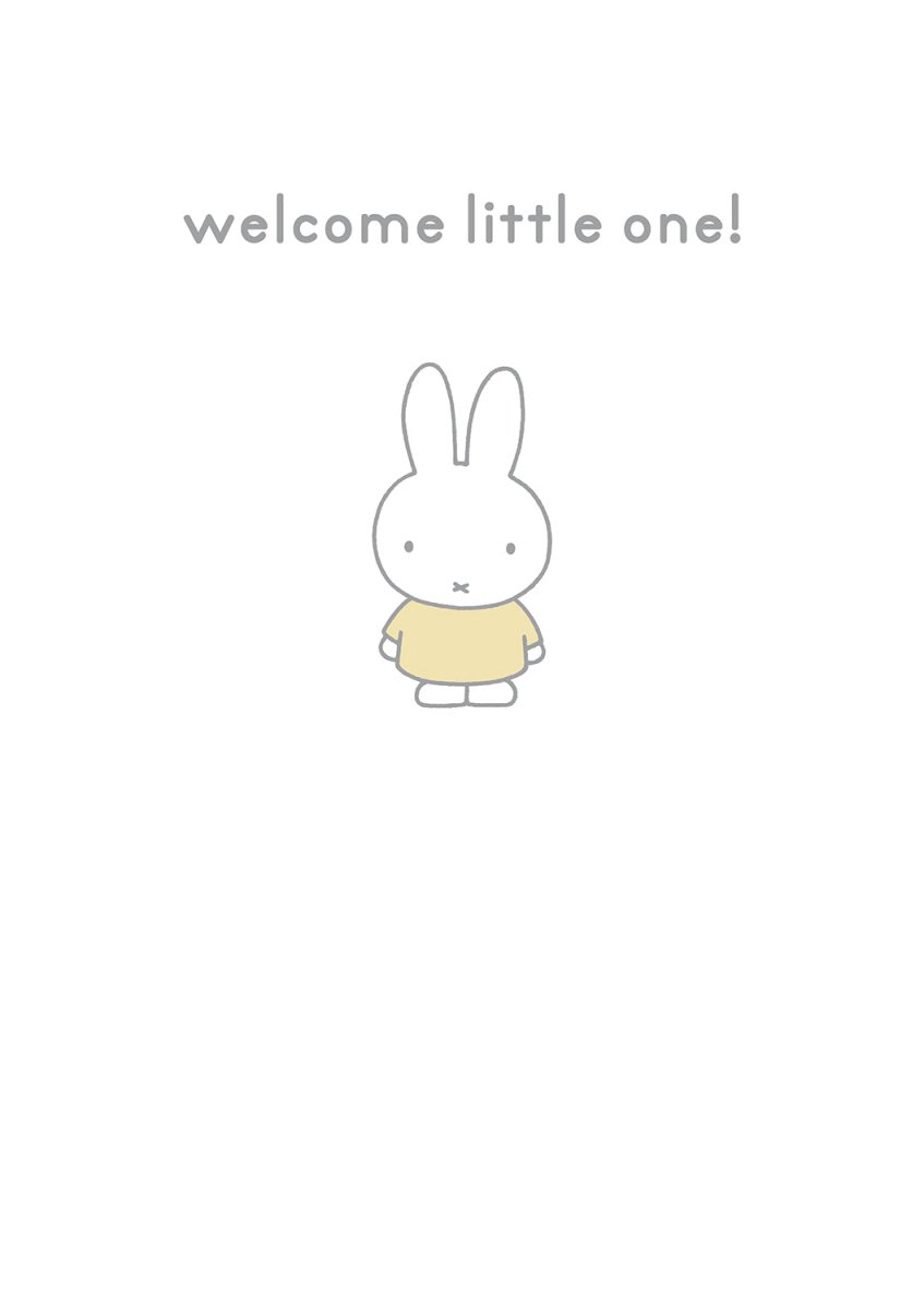 Greeting Card: Miffy - Welcome Little One! - Tales for Tadpoles