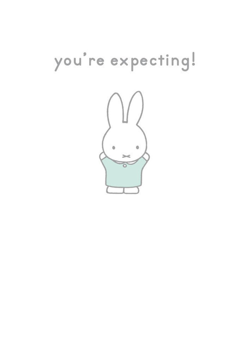 Greeting Card: Miffy - You're Expecting - Tales for Tadpoles