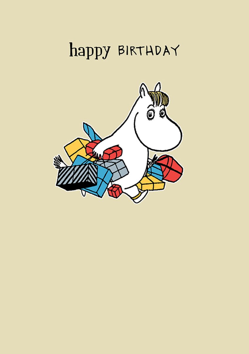 Greeting Card: Moomin - Happy Birthday Packages - Tales for Tadpoles