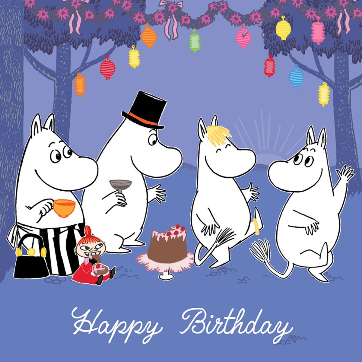 Greeting Card: Moomin - Happy Birthday Party - Tales for Tadpoles