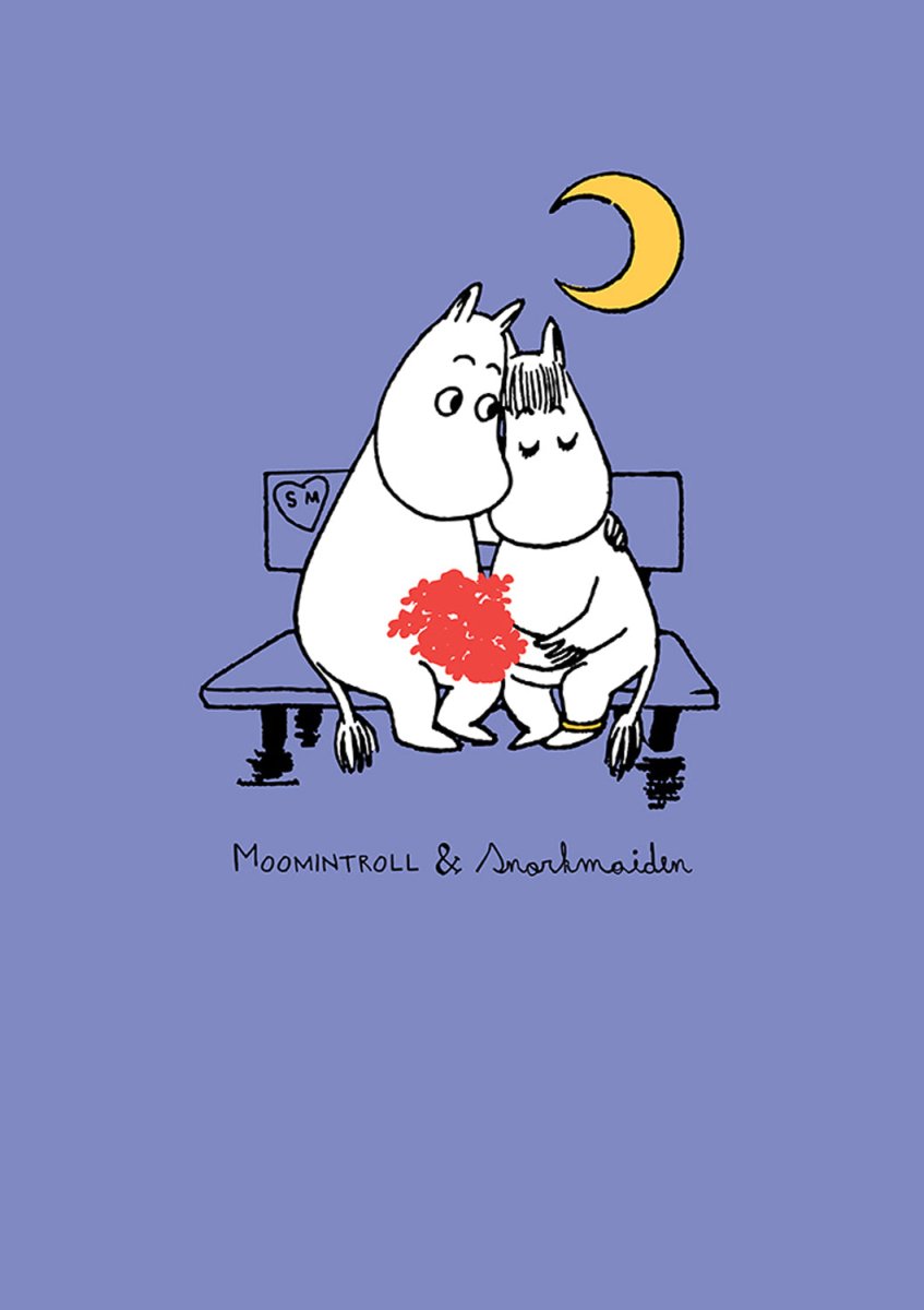Greeting Card: Moomin - Love Seat - Tales for Tadpoles