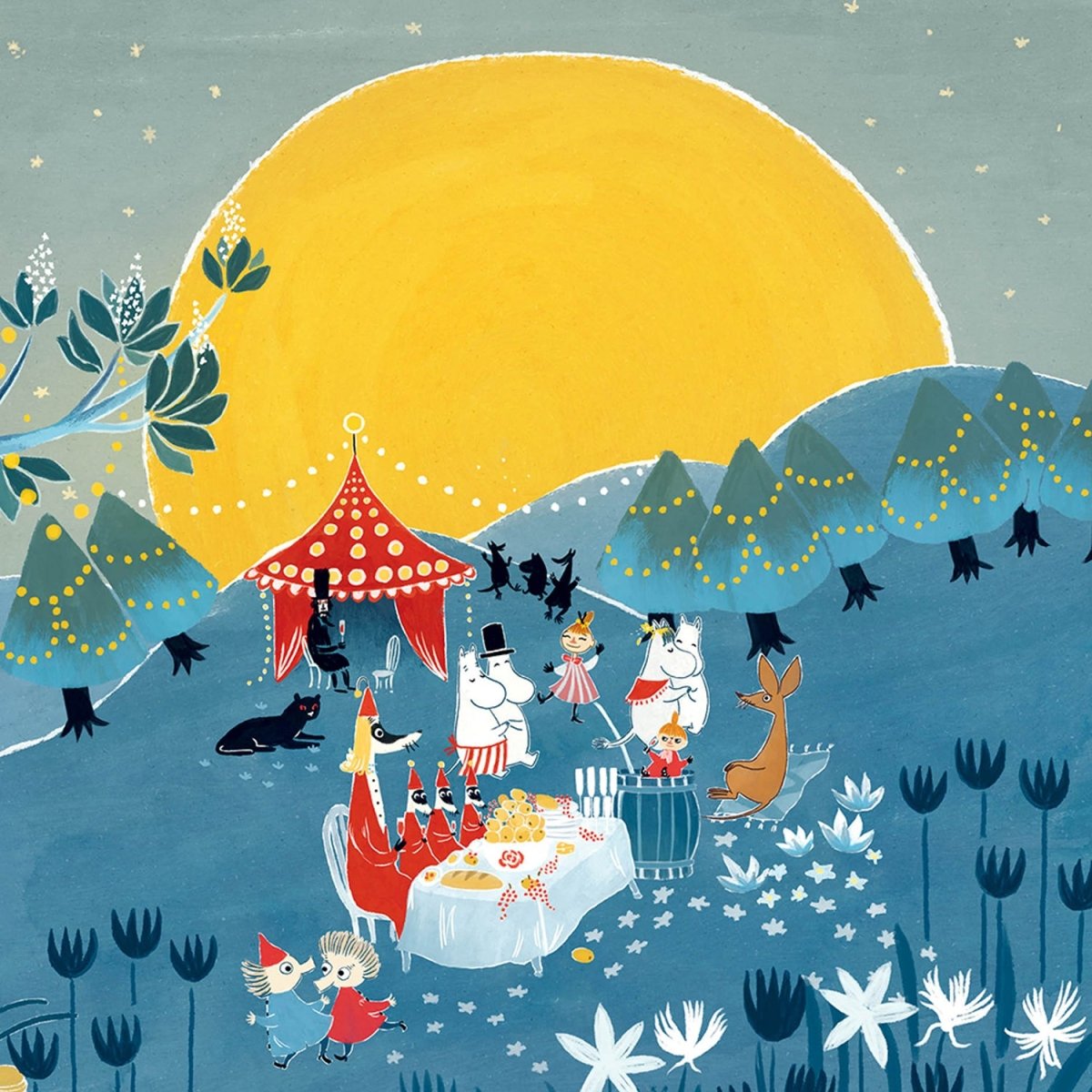 Greeting Card: Moomin - Moon Party - Tales for Tadpoles