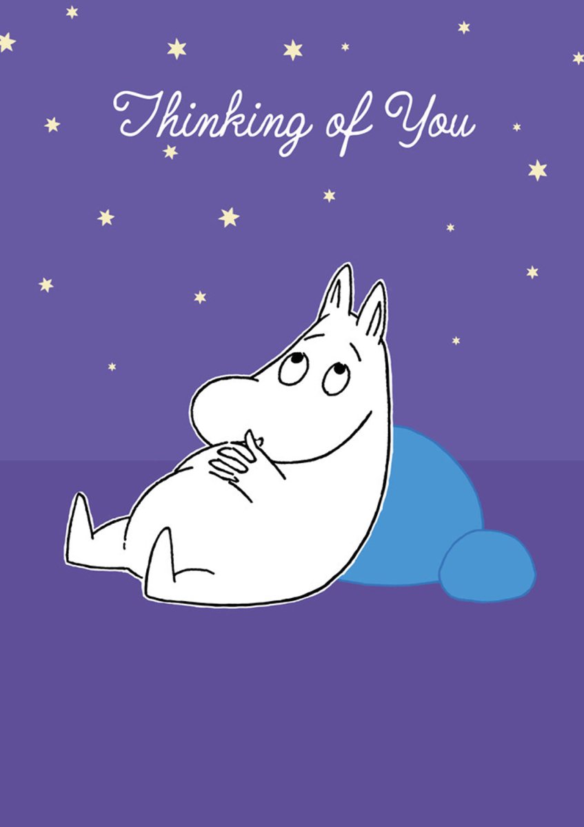 Greeting Card: Moomin - Thinking of You, Stars - Tales for Tadpoles