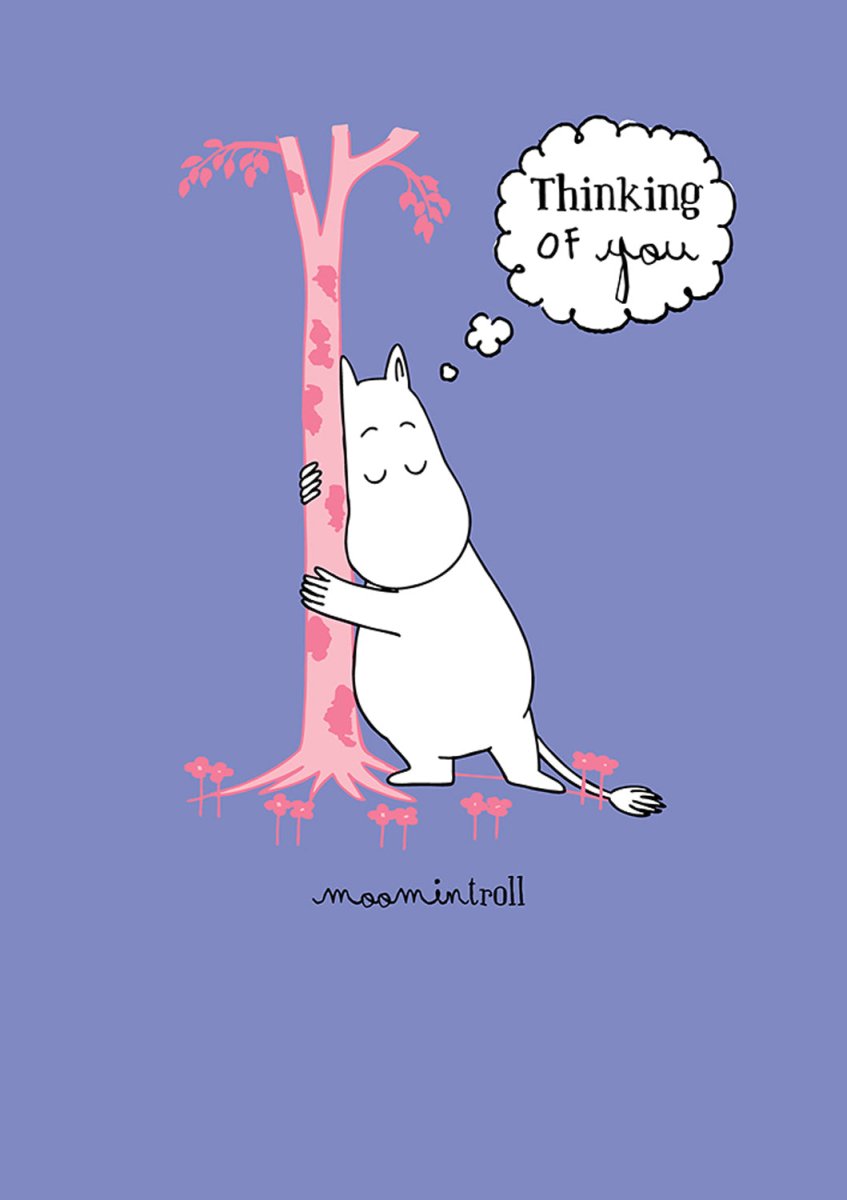 Greeting Card: Moomin - Thinking of You, Tree - Tales for Tadpoles