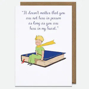 Greeting Card: The Little Prince - It Doesn't Matter... - Tales for Tadpoles