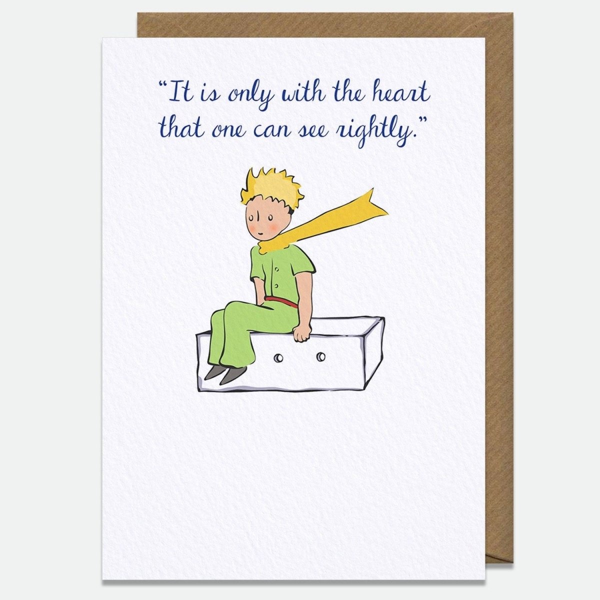 Greeting Card: The Little Prince - Only with the Heart... - Tales for Tadpoles