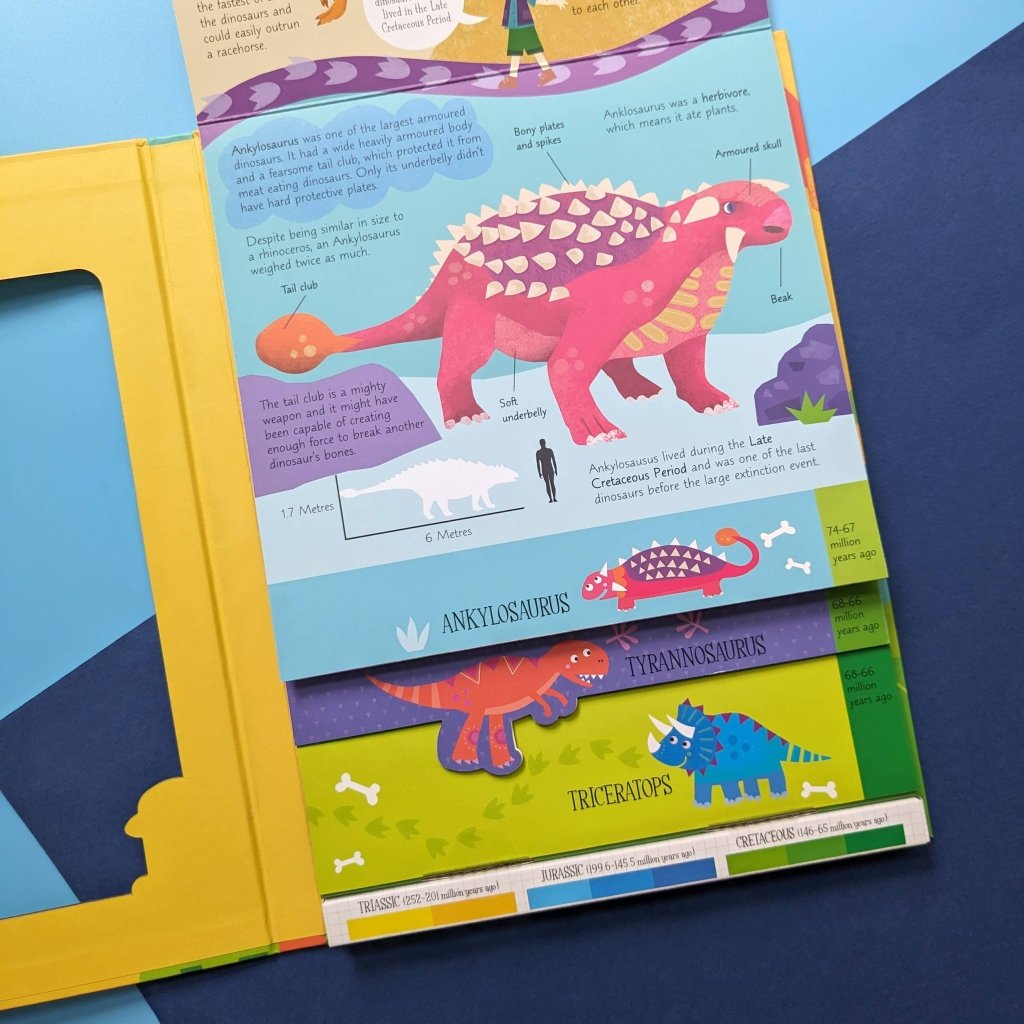 Jayne Schofield: Learning Layer Board Book, Dinosaur - Tales for Tadpoles